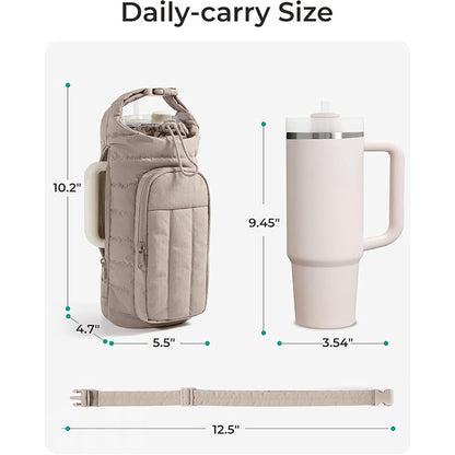 Outdoor sports down water bottle bag