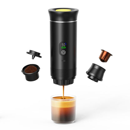 Handheld coffee machine