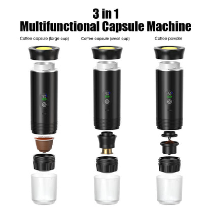 Handheld coffee machine