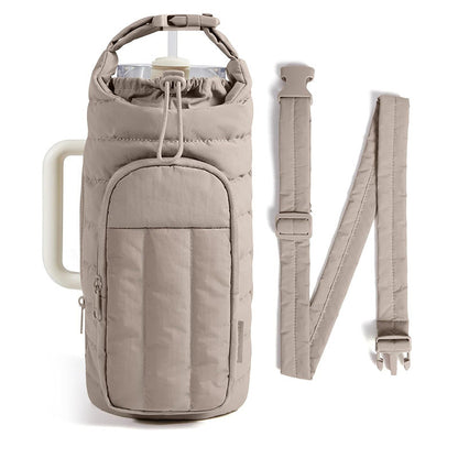 Outdoor sports down water bottle bag